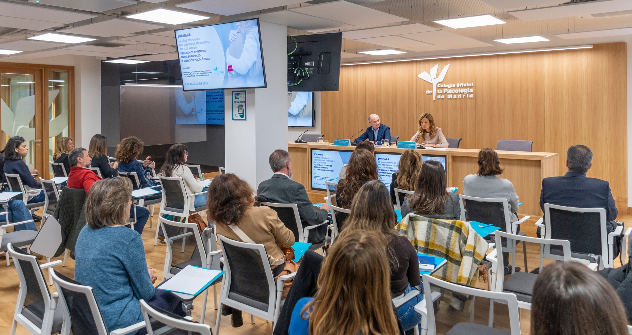 Nuestro equipo participa en la Jornada 20 años después de los atentados terroristas del 11 de marzo, ¿Qué hemos aprendido sobre su impacto y atención psicológica?